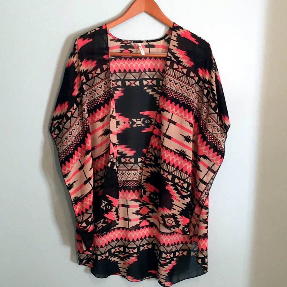 {Live 4 Truth} open sheer kimono